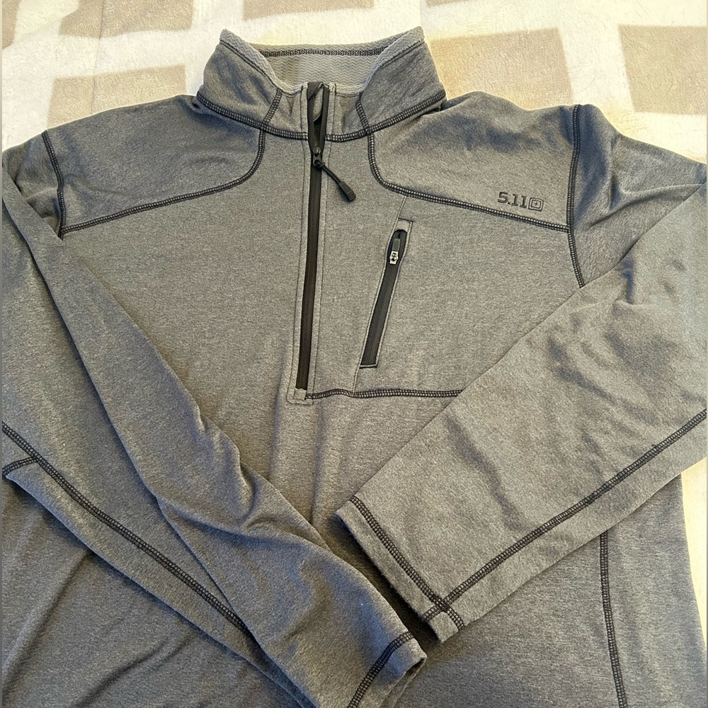 Fleece lined quarter zip